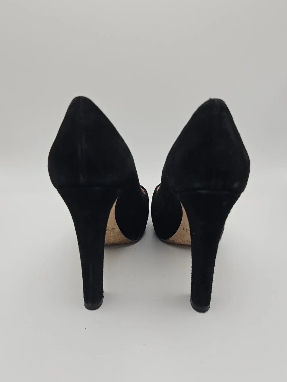 kate spade black suede